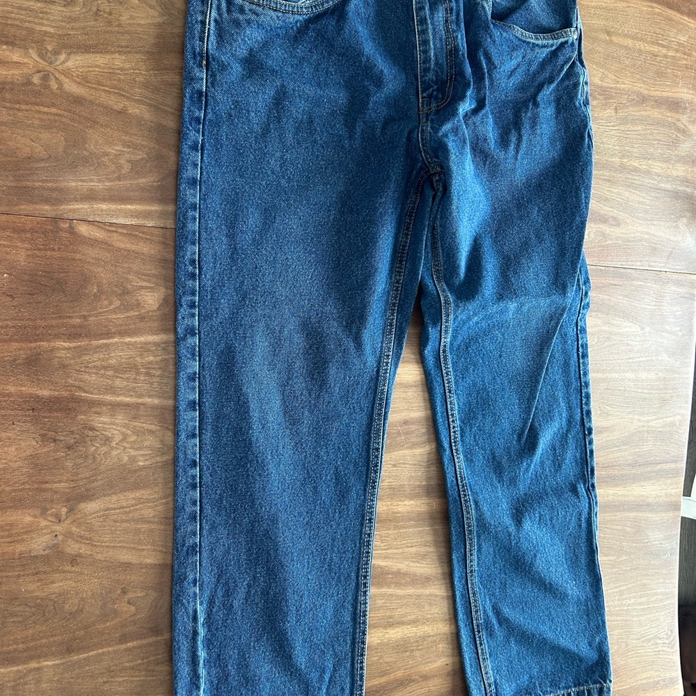Straight Fit Men's Denim Jeans - Blue